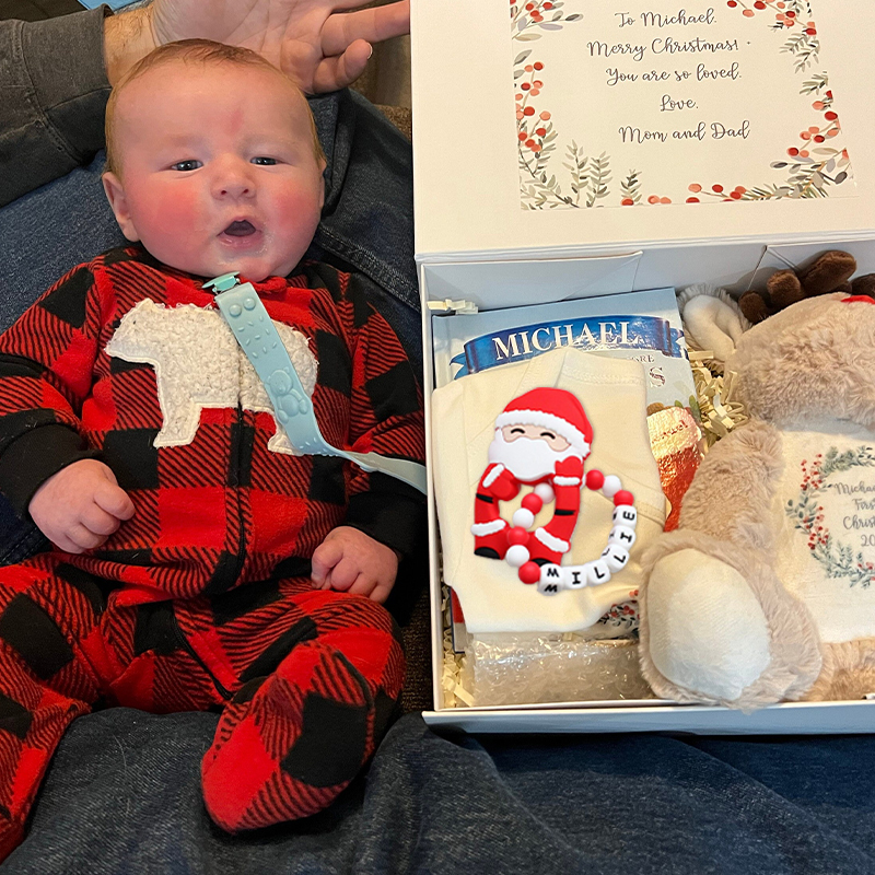 Personalized Christmas Baby Toy Ring | MCGift31