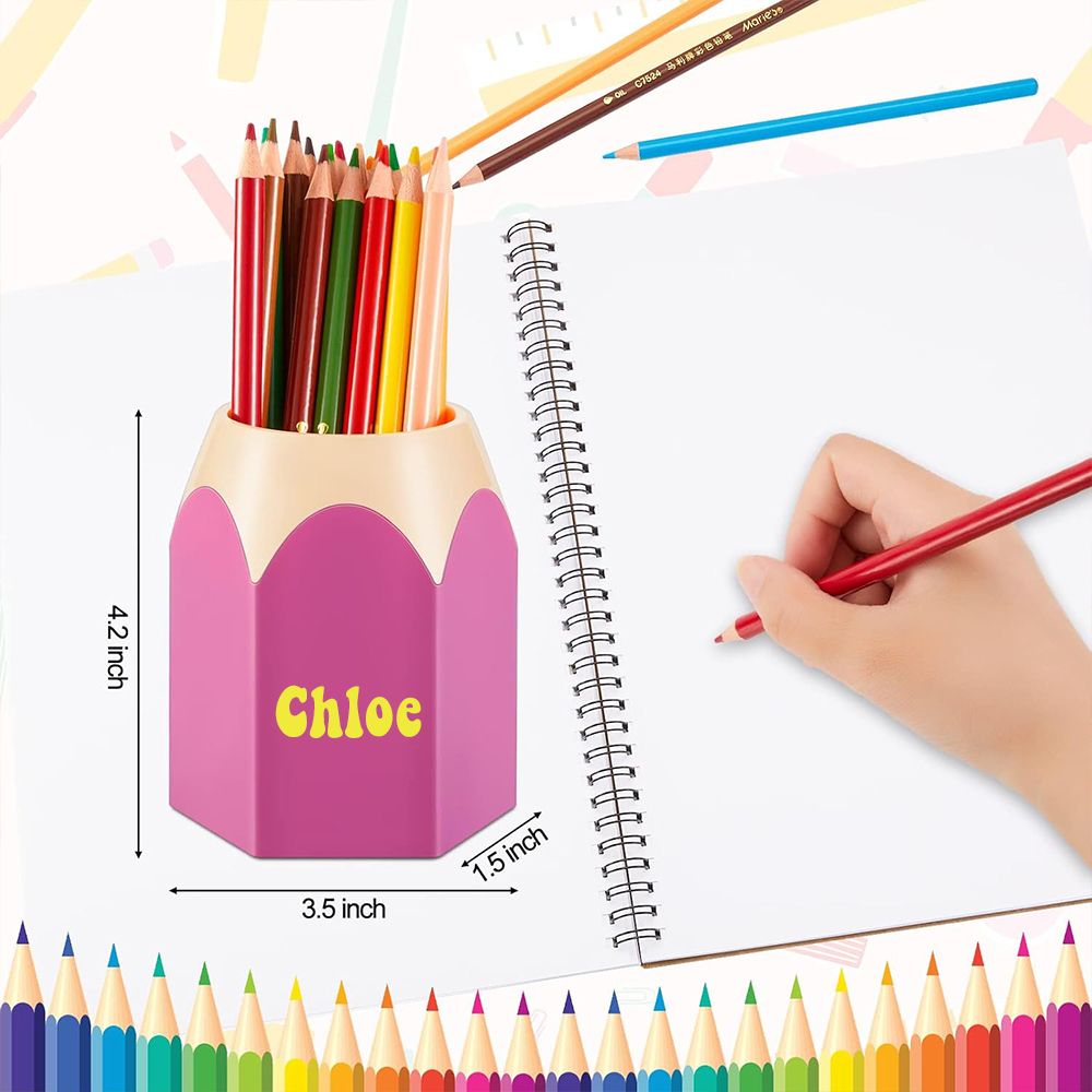 Personalized Kid Pencil Holder (Colored Markpen Included) | CWToy70