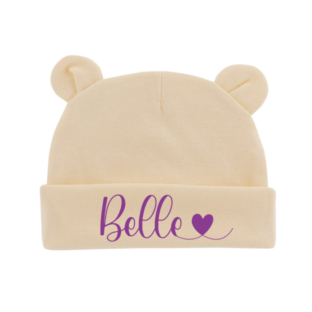 Personalized Lovely Bear Baby Hat for Comfort & Unique | HSKid38