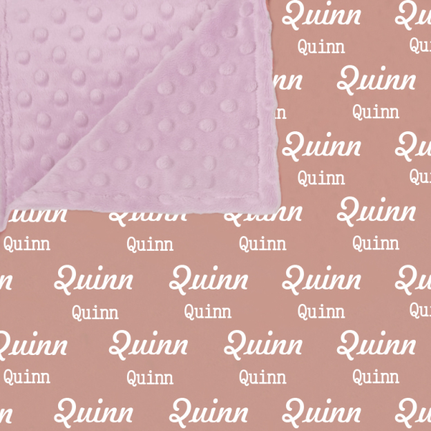 Personalized Double Layers Minkey Dimple Dot Warm Blanket | CWMinky01