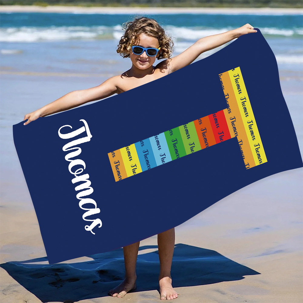 Personalized Lovely Kid Towel for Summer & Beach | CWTowel131