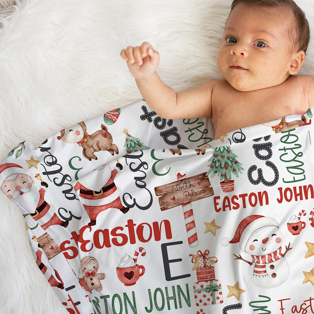 Personalized Merry Christmas Blanket for Comfort & Unique | BKMC19