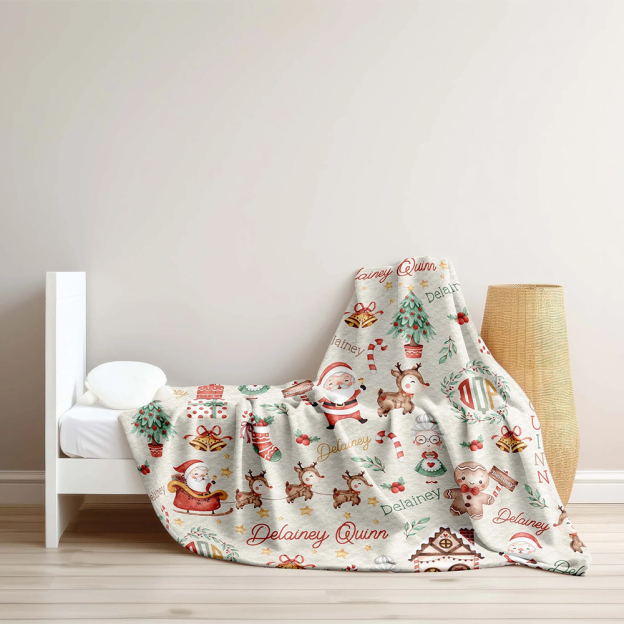 Personalized Merry Christmas Blanket for Comfort & Unique | BKMC29