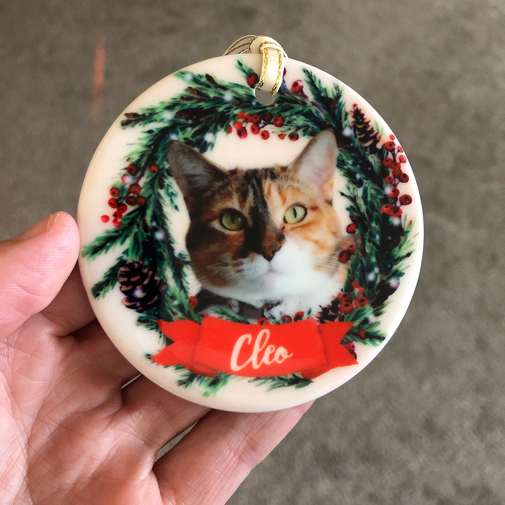 Personalized Pet Christmas Garland Ornaments Decoration | MCGift5715