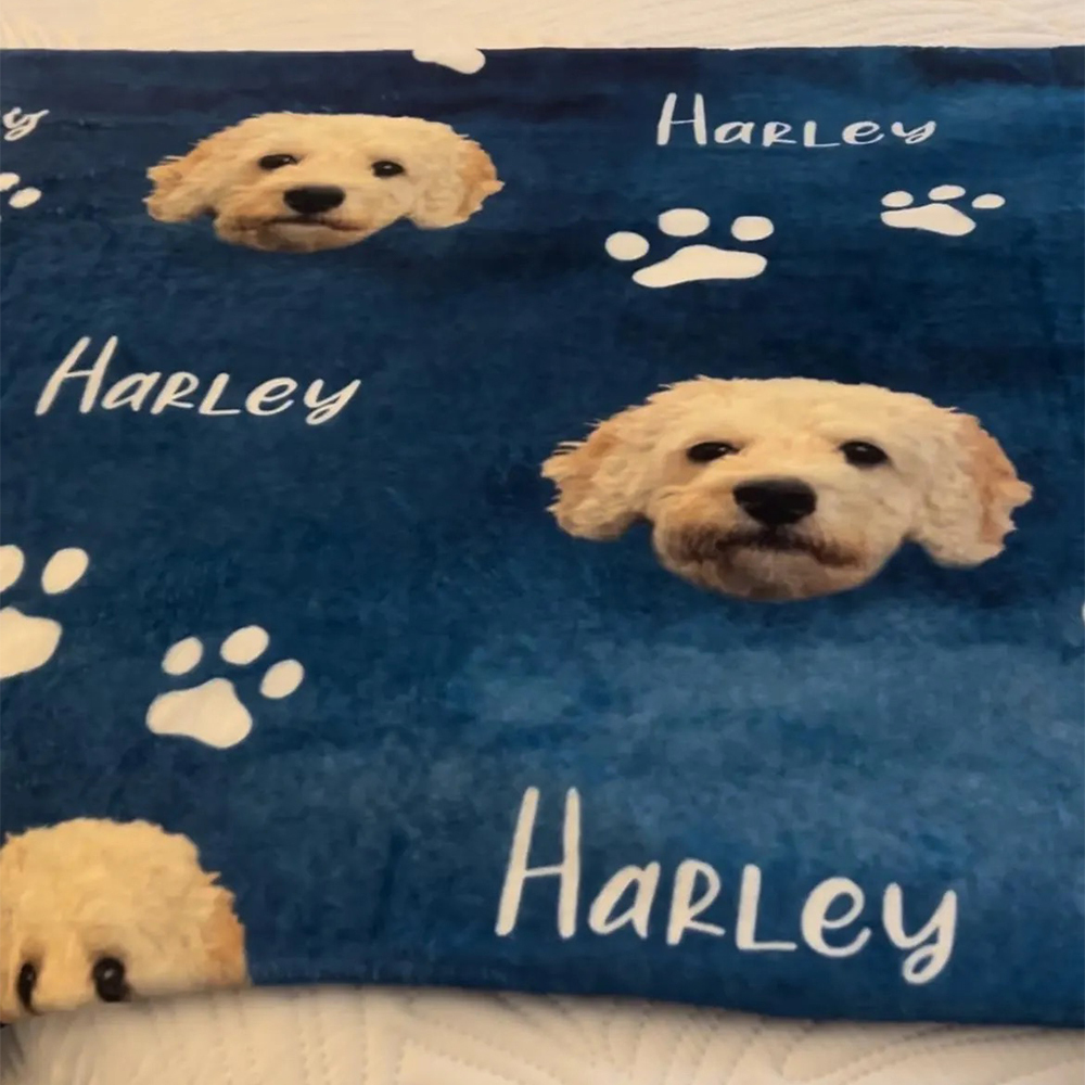 Personalized Lovely Pet Blanket for Comfort & Unique | BKPet112