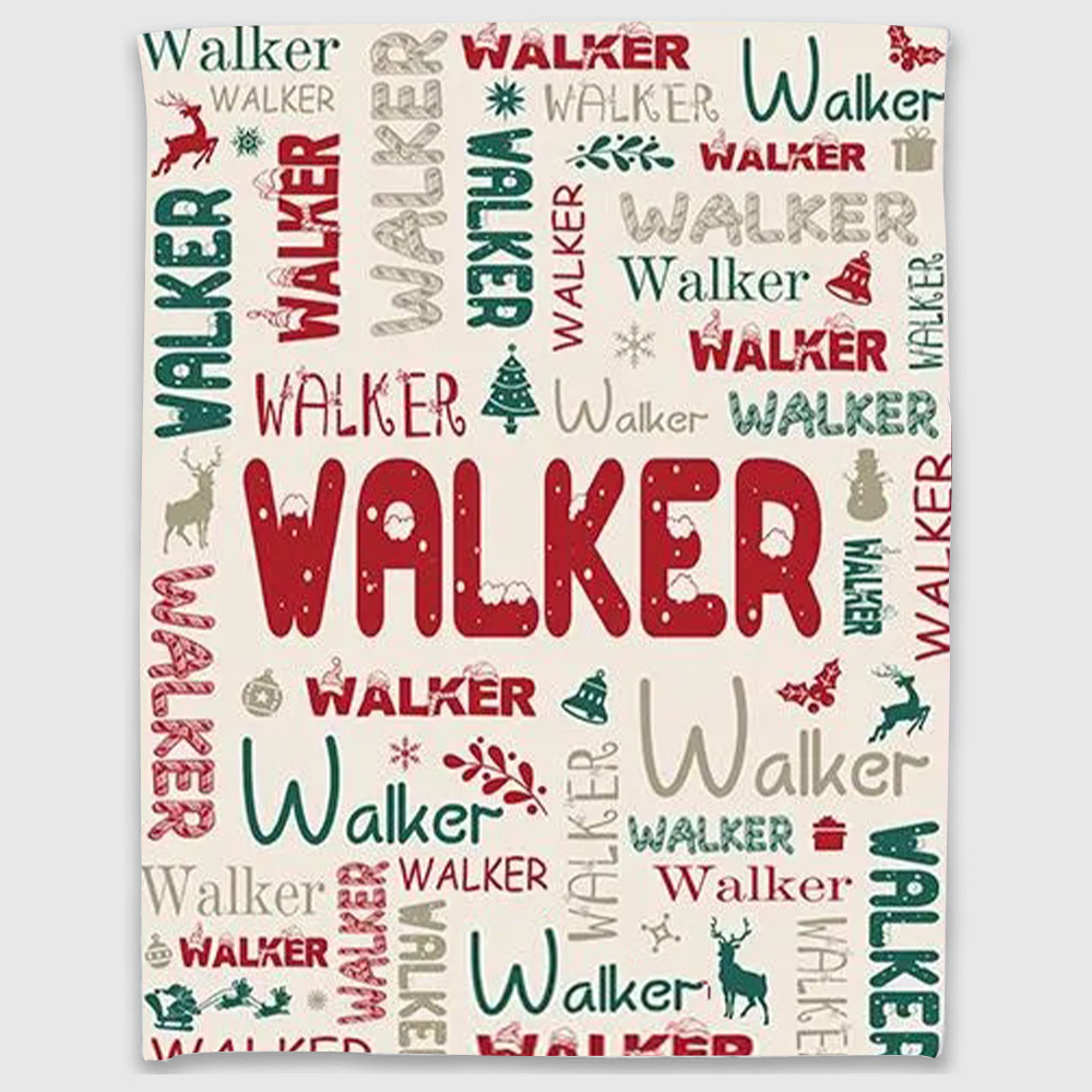 Personalized Merry Christmas Blanket for Comfort & Unique | BKMC17