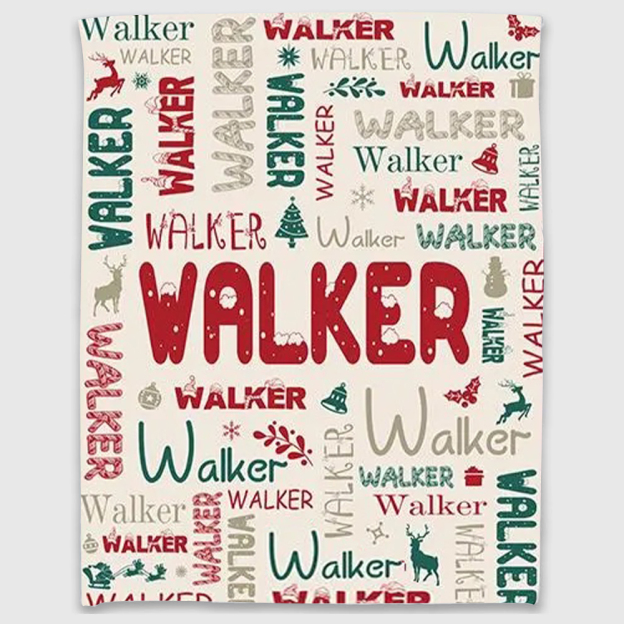 Personalized Merry Christmas Blanket for Comfort & Unique | BKMC17