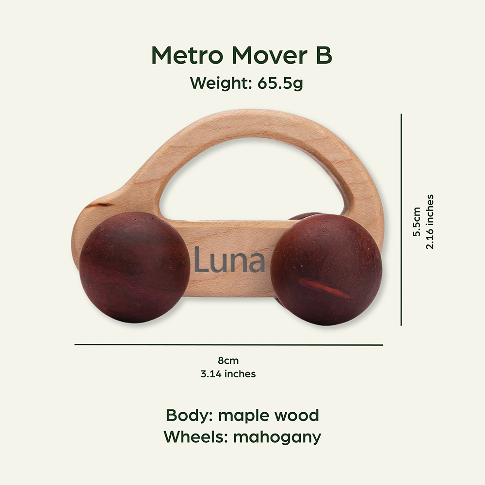 Personalized Baby Natural Wooden Cars Toy | CWToy101