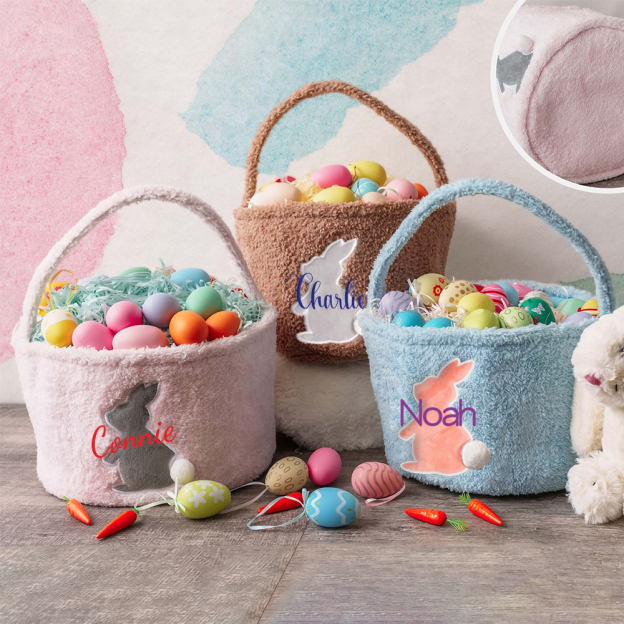 Personalized Name Easter Bunny Basket | CWEaster36