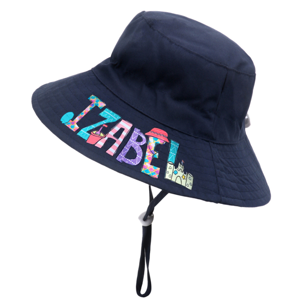Personalized Lovely Summer Sun Protection Bucket Hat | CWBeach159