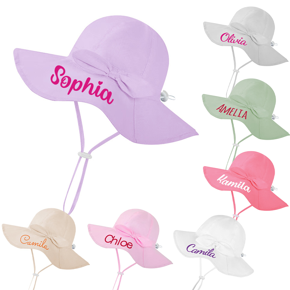 Personalized Lovely Bowknot Bucket Hat for Comfort & Unique | CWBeach170