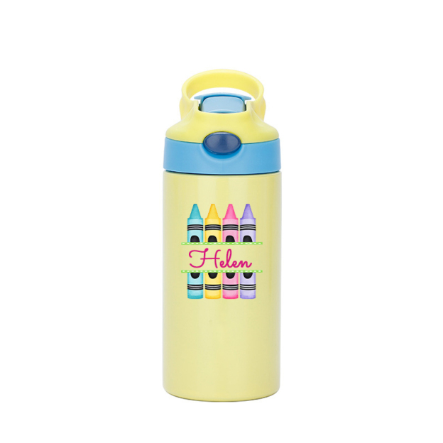 Personalised BPA Free 12oz Kid Water Bottles | YouBottle76