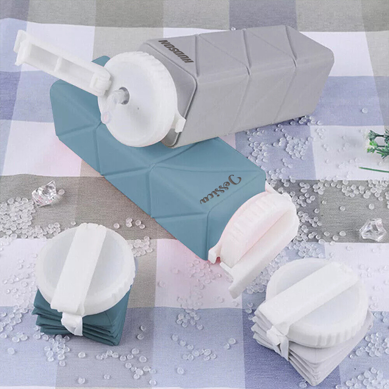 Personalised BPA Free 20oz Food Grade Silicone Foldable Water Bottles | YouBottle80