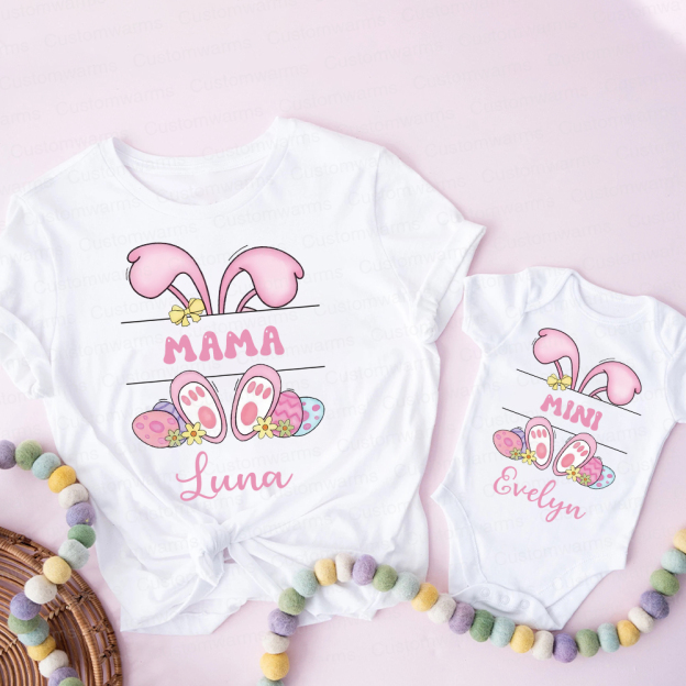 Personalized Family Happy Easter Matching Shirt | CWEaster53