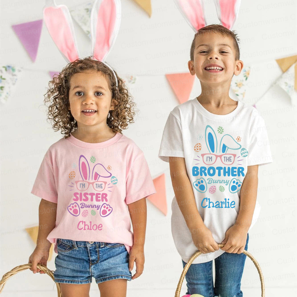Personalized Family Happy Easter Matching Shirt | CWEaster60
