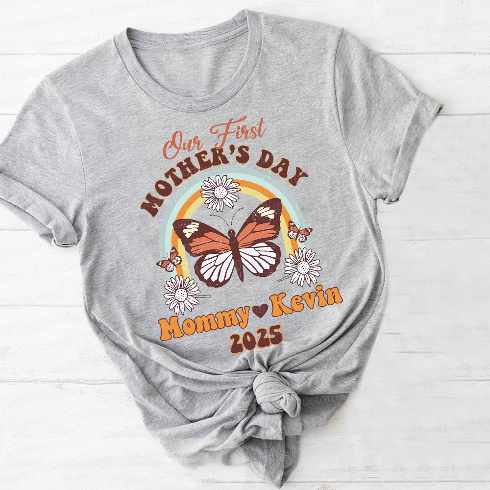 Personalized First Mother's Day Mommy and Baby Outfit | CWFamily34