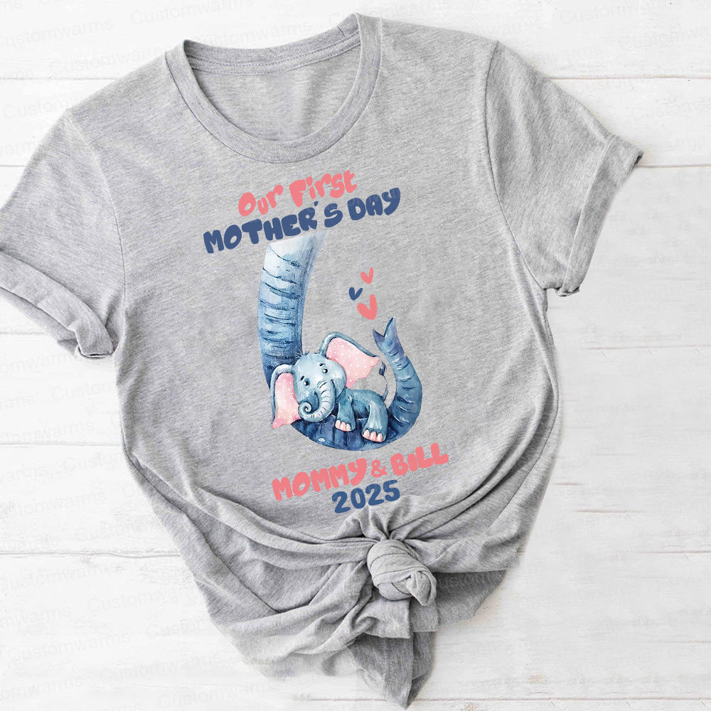 Personalized First Mother's Day Mommy and Baby Outfit | CWFamily35