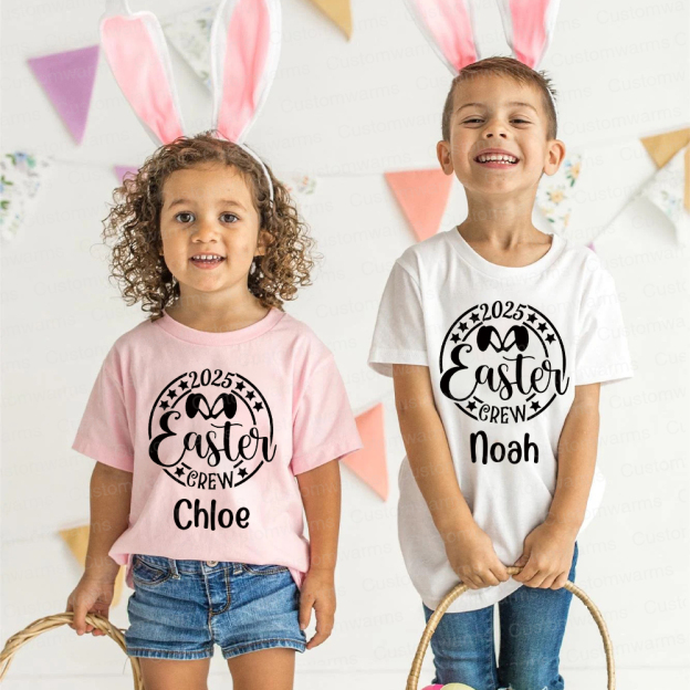 Personalized Family Happy Easter Matching Shirt | CWEaster62