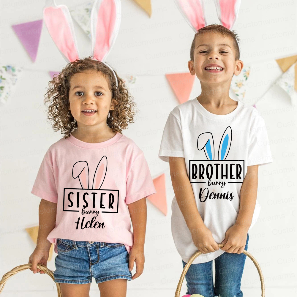 Personalized Family Happy Easter Matching Shirt | CWEaster63