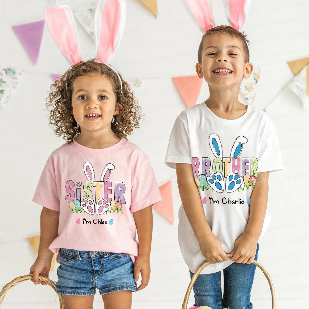 Personalized Family Happy Easter Matching Shirt | CWEaster64