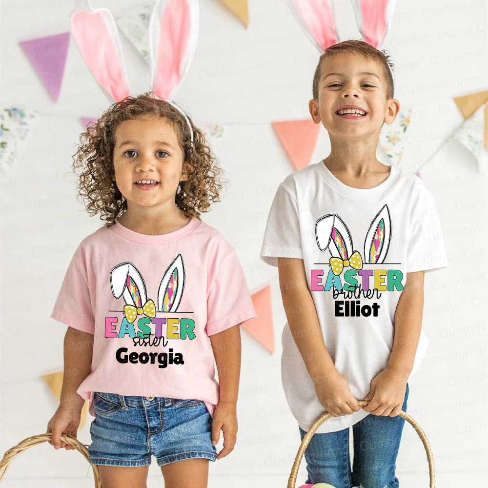 Personalized Family Happy Easter Matching Shirt | CWEaster67