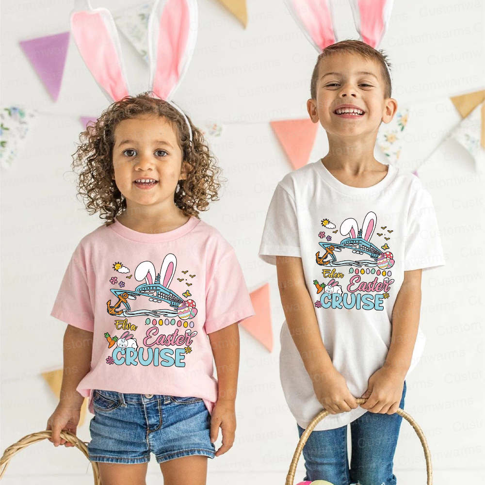 Personalized Family Happy Easter Matching Shirt | CWEaster70