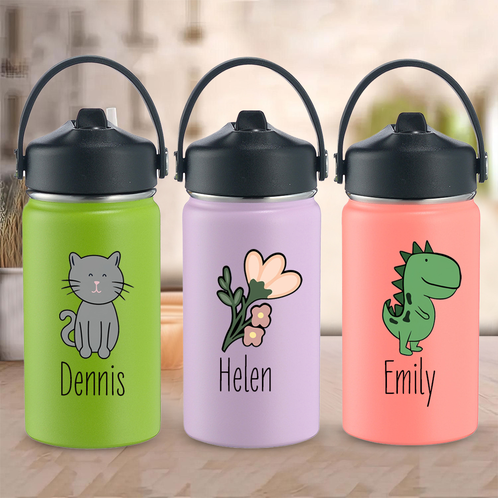 Personalized BPA Free 12oz Stainless Steel Water Bottle | YouBottle95