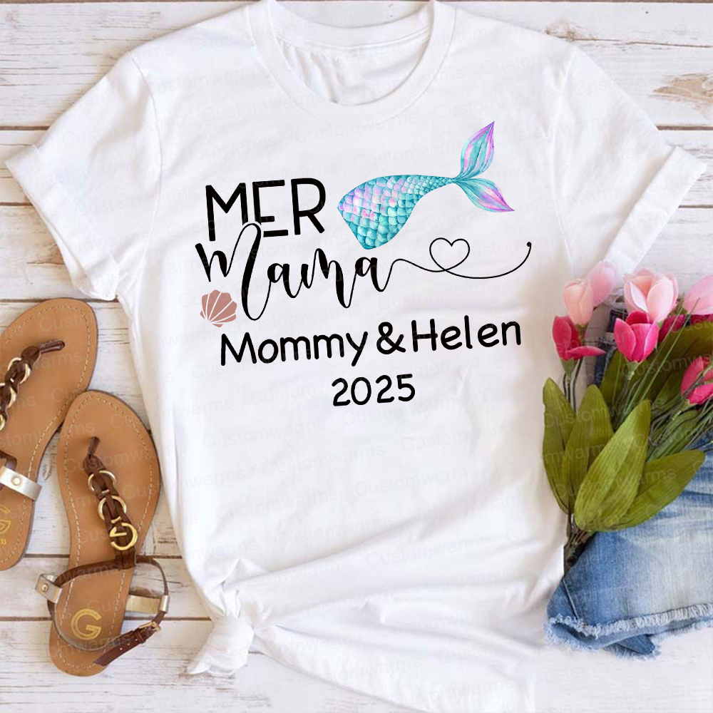 Personalized First Mother's Day Mommy and Baby Outfit | CWFamily52