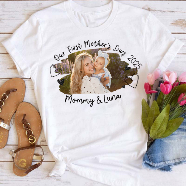 Personalized First Mother's Day Mommy and Baby Outfit | CWFamily60
