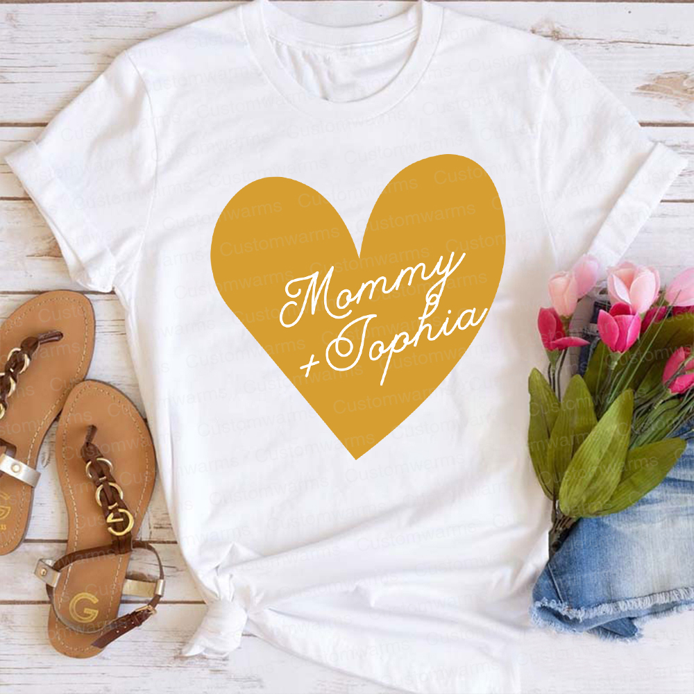 Personalized First Mother's Day Mommy and Baby Outfit | CWFamily62