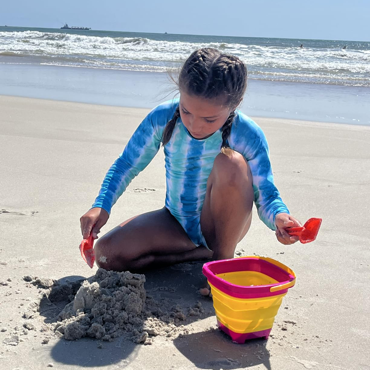 Personalized Kids Summer Beach Bucket Toys | CWBeach182