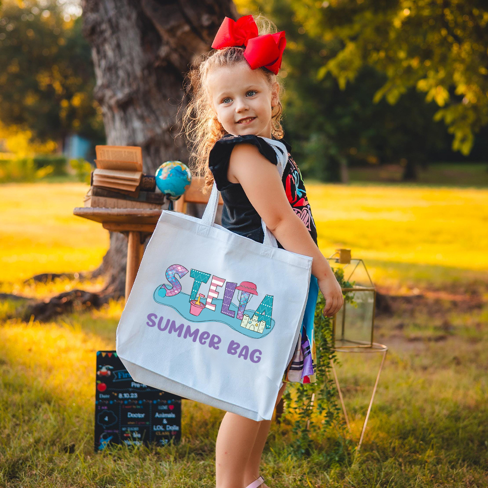 Personalized Kids Original Summer Beach Bag | CWBeach191