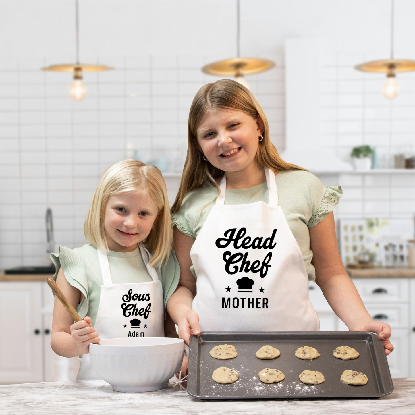 Personalised Multifunctional Waterproof Matching Family Apron | Apron3401