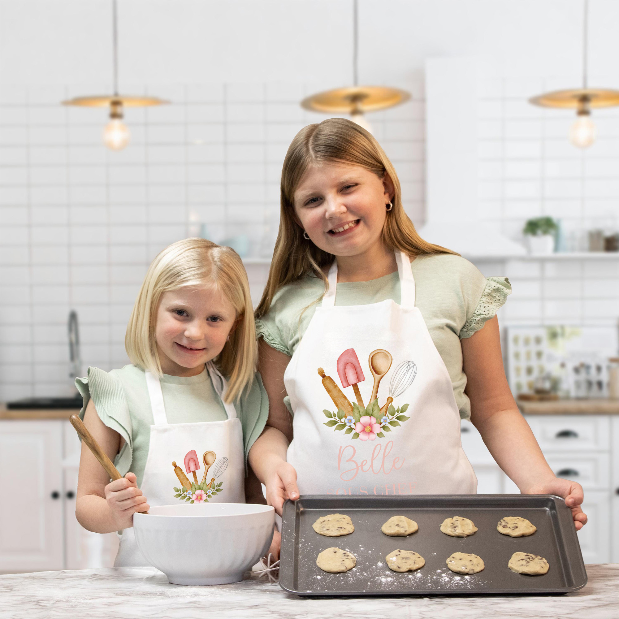 Personalised Multifunctional Waterproof Matching Family Apron | Apron37
