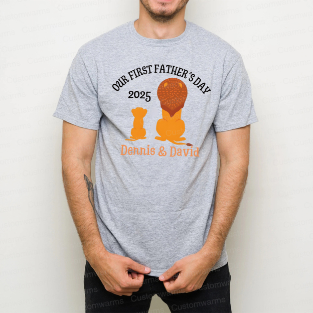 Personalized First Father's Day Daddy and Baby Outfit | CWFamily65