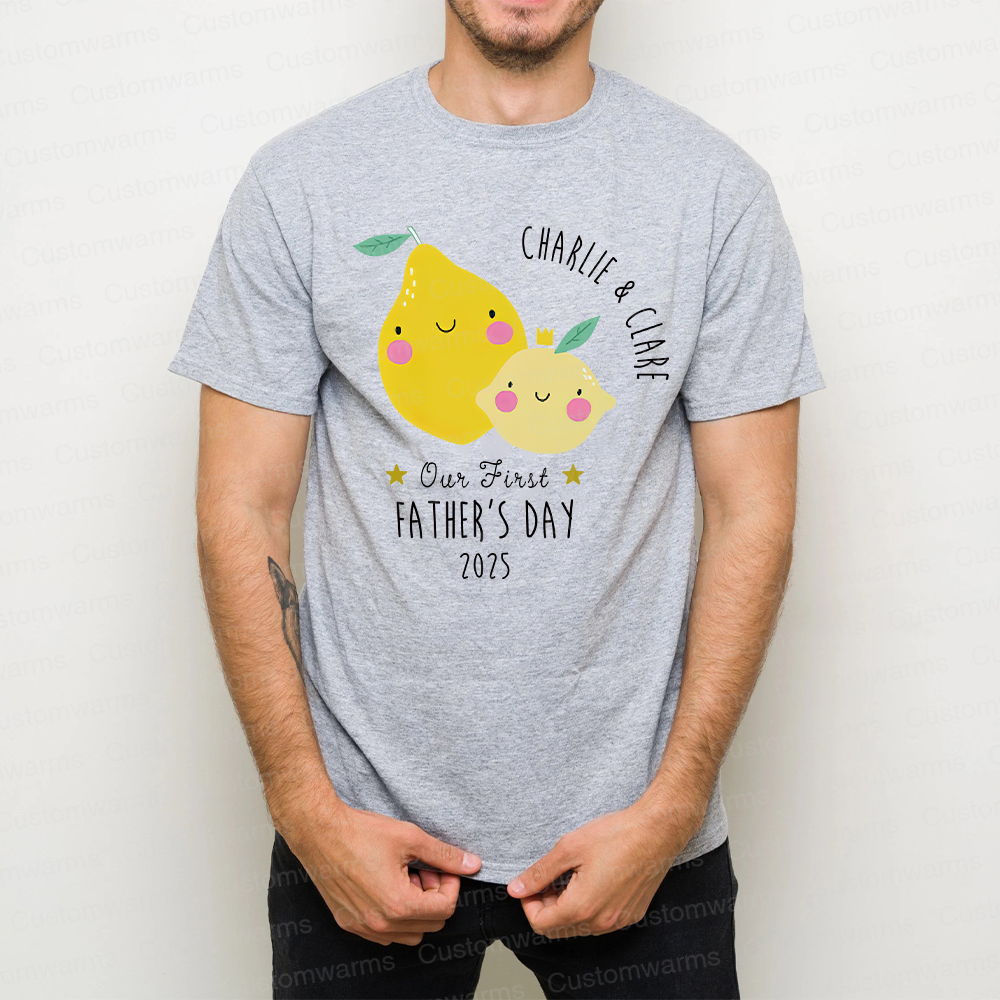 Personalized First Father's Day Daddy and Baby Outfit | CWFamily69