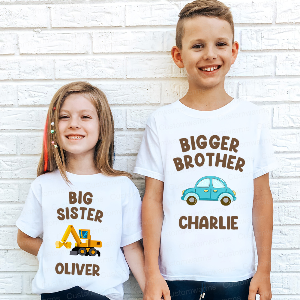 Personalized Matching Sibling Shirts | CWSibling17