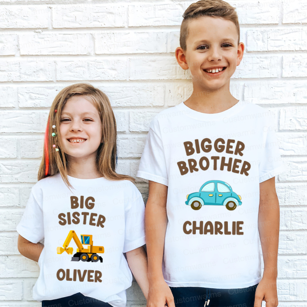 Personalized Matching Sibling Shirts | CWSibling17