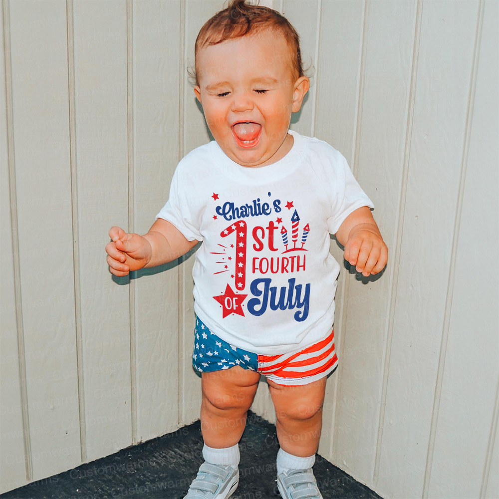 Personalized 4th of July Independence Day Shirts | CWBaby241