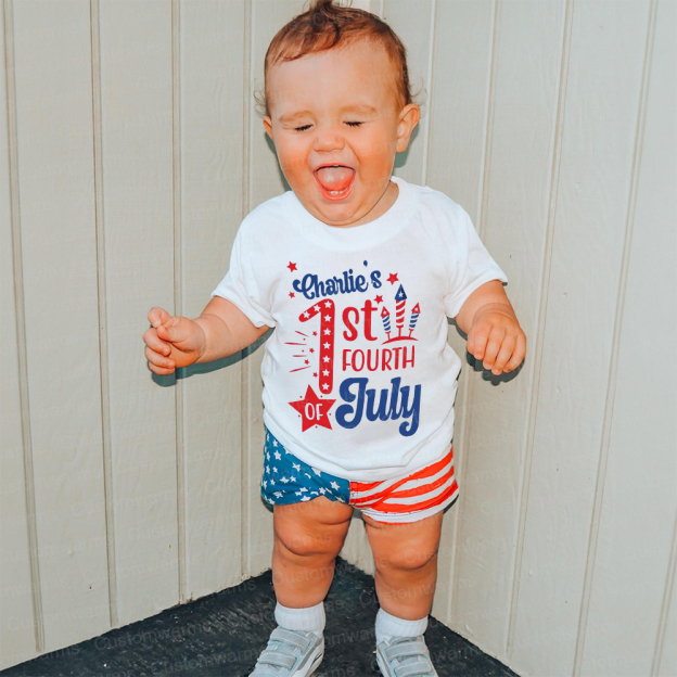 Personalized 4th of July Independence Day Shirts | CWBaby241