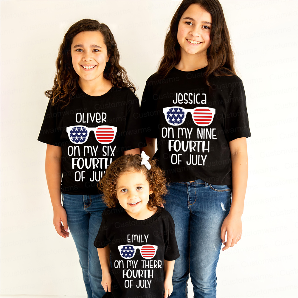 Personalized 4th of July Independence Day Shirts | CWBaby244