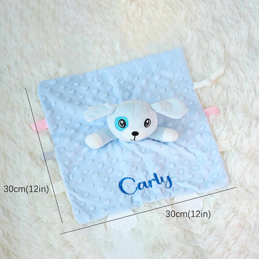 Personalized Baby Embroidery Comforter Sleep Toy | CWToy128