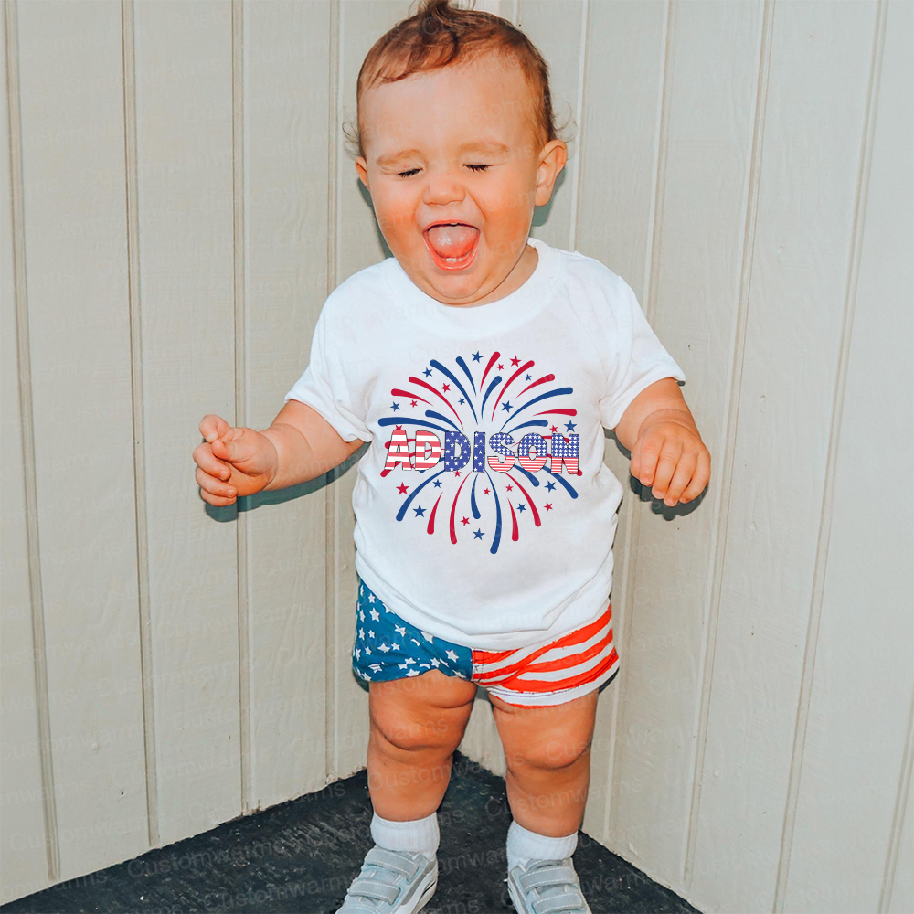 Personalized 4th of July Independence Day Shirts | CWBaby252