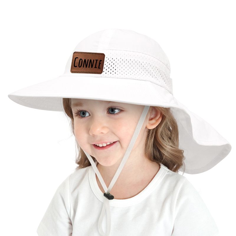 Personalized Leather Patch Bucket Hat for Comfort & Unique | CWBeach45