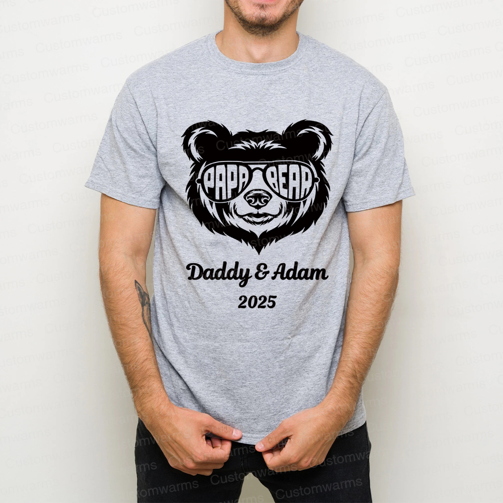 Personalized First Father's Day Daddy and Baby Outfit | CWFamily104