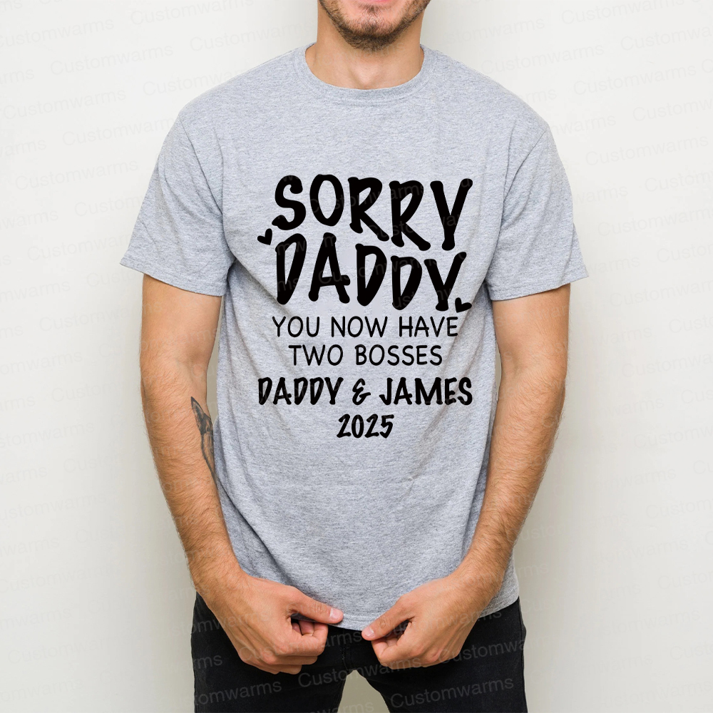 Personalized First Father's Day Daddy and Baby Outfit | CWFamily105