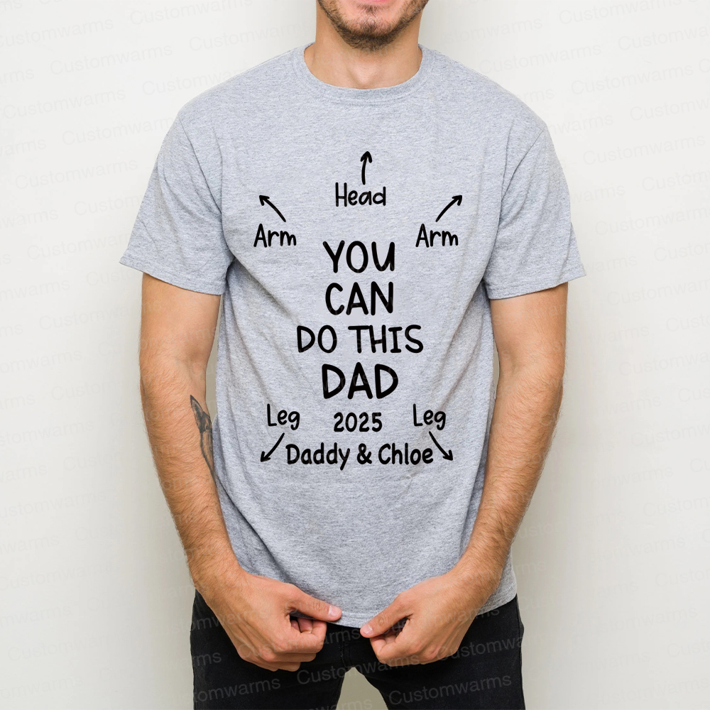 Personalized First Father's Day Daddy and Baby Outfit | CWFamily106