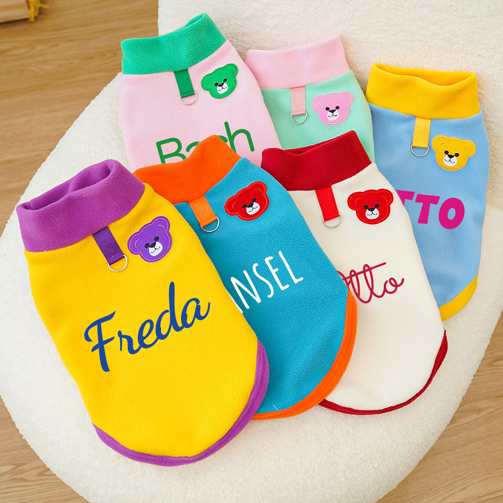 Personalized Colourful Soft Pets Sweatshirts | BKPet154