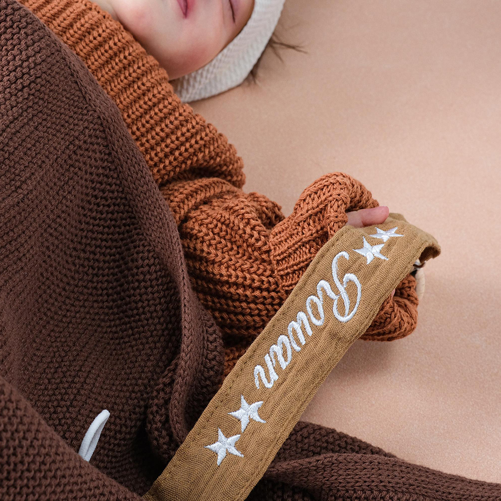 Personalized Baby Embroidered Pacifier Strap with Name | CWToy129