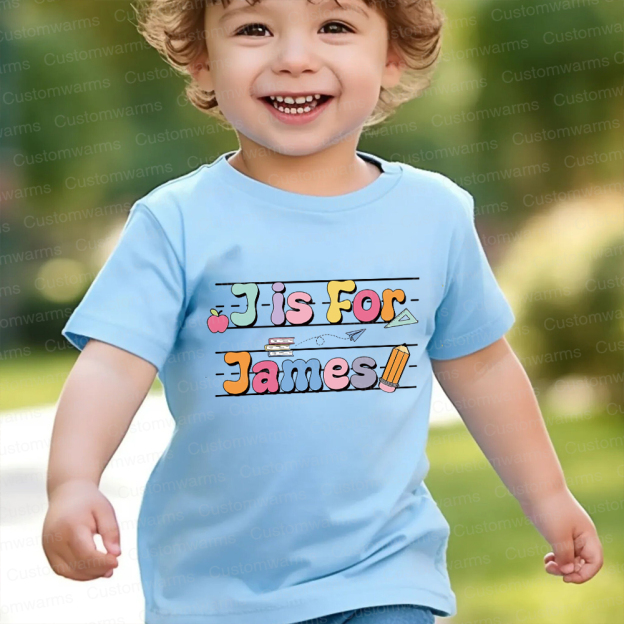 Personalized First Day Of Back To School Shirt | CWSchool03